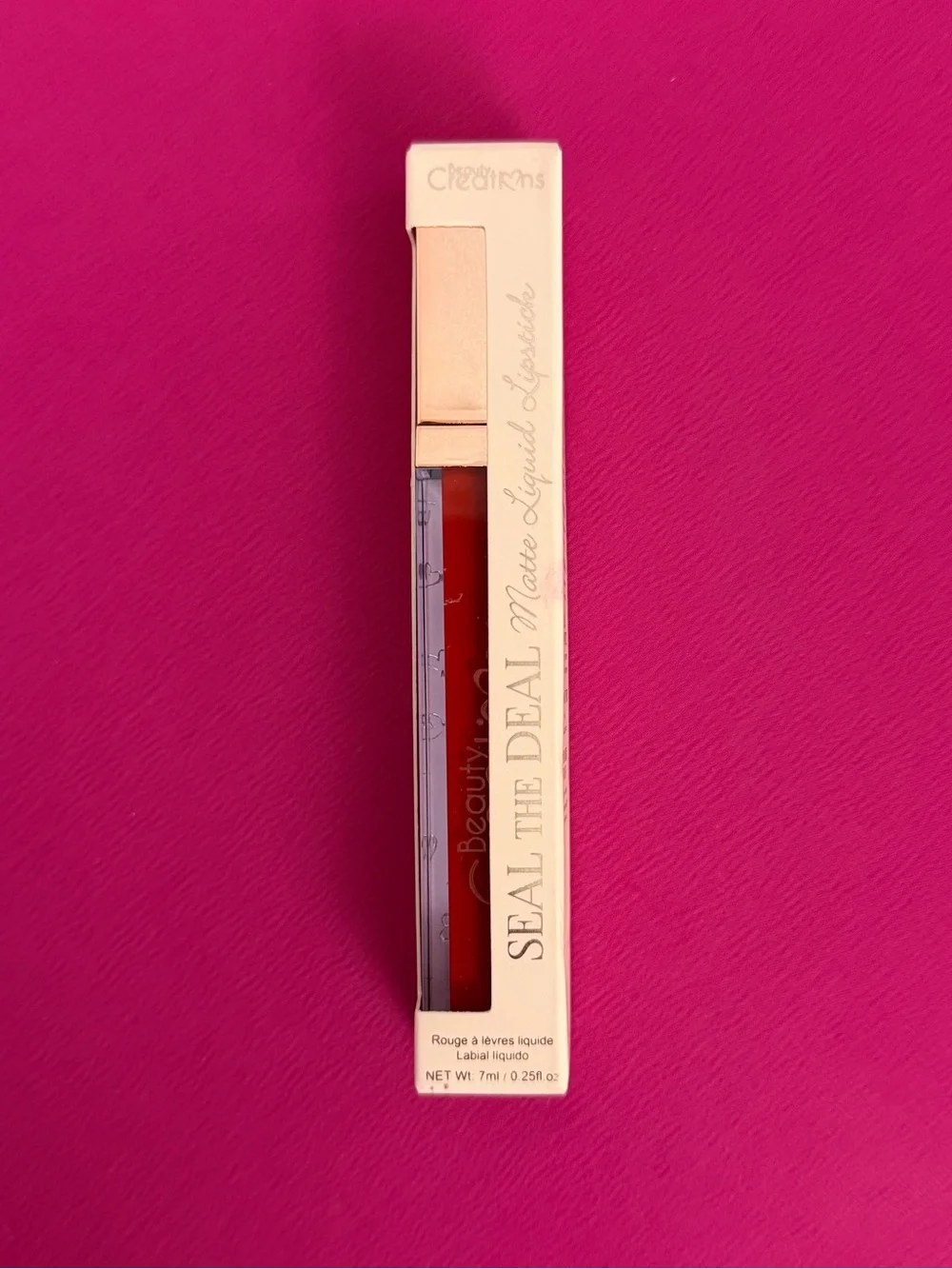 Beauty Creations Matte Red Liquid Lipstick /Transfer Proof/Highly Pigmented NWT